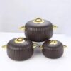 3pcs Stylish hotpots Casserole