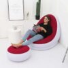 Inflatable Lounge Seat with footrest