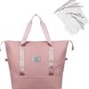 Expandable waterproof Duffel Tote Bag for women