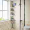Bathroom corner shelf