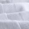 Plain white cotton towels