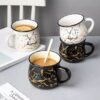 Nordic marble coffee mugs
