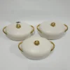 Insulated luxurious 3pcs casserole hotpots