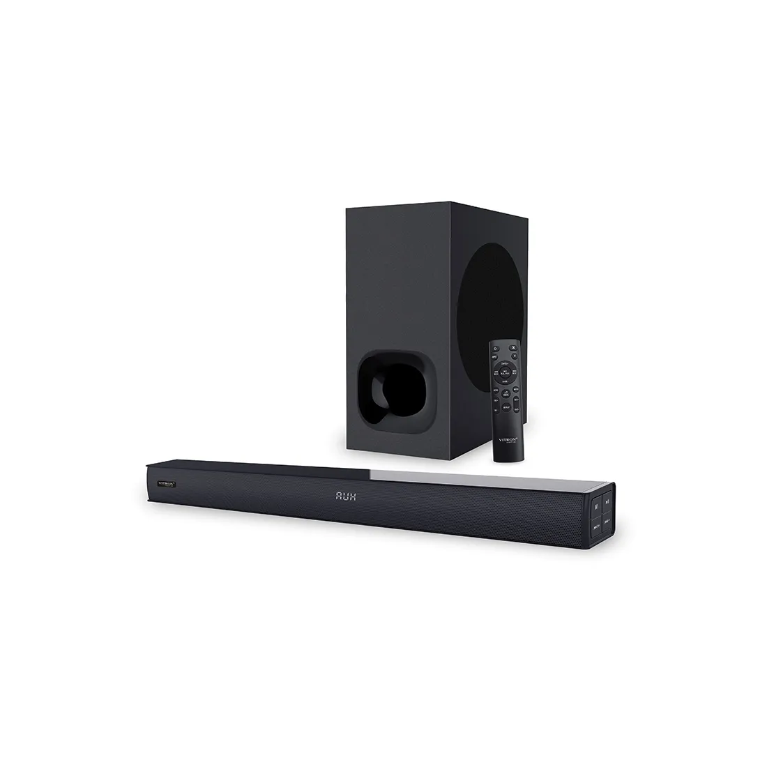 Vitron V61SB soundbar, subwoofer and remote control