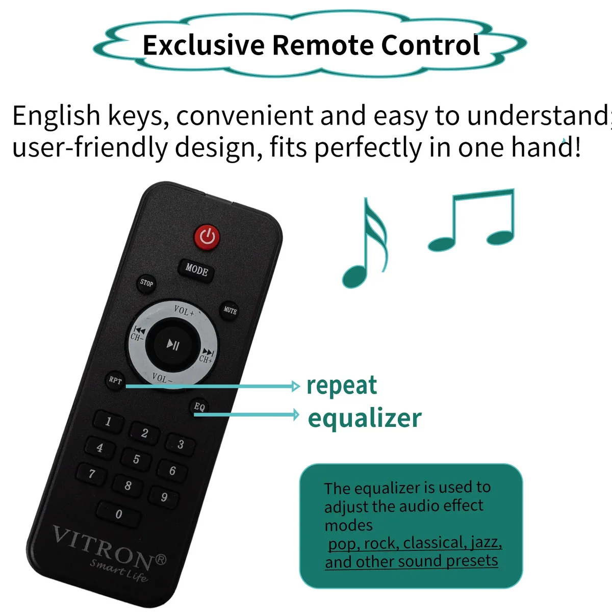 Vitron V61SB remote control